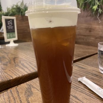 Ki Cafe - Peach oolong cream - Desserts Near Me - Burnaby, British Columbia Ki Cafe - Peach oolong cream - Desserts Near Me - Burnaby, British Columbia