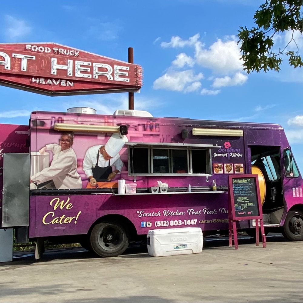 Southern Gourmet Kitchen - Southern Gourmet Kitchen parked at The Truck Yard in The Colony - Southern Near Me - Plano, Texas Southern Gourmet Kitchen - Southern Gourmet Kitchen parked at The Truck Yard in The Colony - Southern Near Me - Plano, Texas
