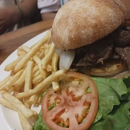 Mile High Sirloin Steak Sandwich