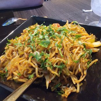 Fusion Indian Cuisine - Hakka noodles. Pretty good. - Indian Near Me - Clovis, California Fusion Indian Cuisine - Hakka noodles. Pretty good. - Indian Near Me - Clovis, California