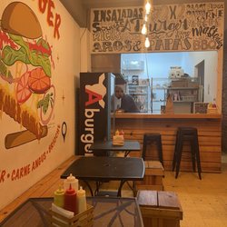 A Burger - Inside the restaurant