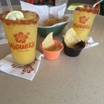 Miguel's Cocina - Miguel House Margaritas and complimentary chips, salsa and queso - Mexican Near Me - San Diego, California Miguel's Cocina - Miguel House Margaritas and complimentary chips, salsa and queso - Mexican Near Me - San Diego, California