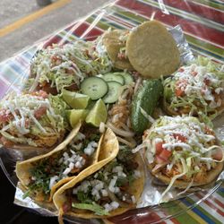 Tacos Jimenez - "Antojitos Platter" our Lunch Special
- 2 gorditas
- 2 sopes
- 2 tostadas 
- 2 tacos