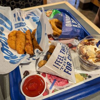 Culver's - Chicken strips with curds, onion rings, and ice cream - Burgers Near Me - Murfreesboro, Tennessee