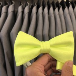 Allan's Formal Wear - Came here looking for a neon yellow bowtie to match my dress -- and am minblown that they had it as well as a matching cumberbund.