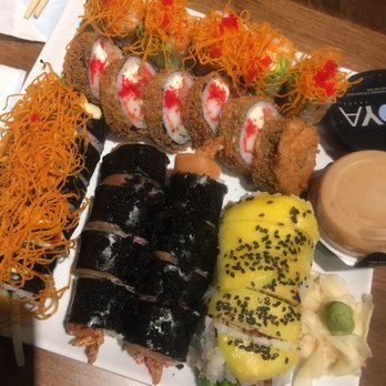 Sushi Shop - Top: Flamme, 2nd Row: Philly, Left: Lion, Middle: Black Mamba, Right: Exotik - Japanese Near Me - Cowansville, Quebec Sushi Shop - Top: Flamme, 2nd Row: Philly, Left: Lion, Middle: Black Mamba, Right: Exotik - Japanese Near Me - Cowansville, Quebec