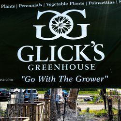 Glick's Greenhouse - Sign