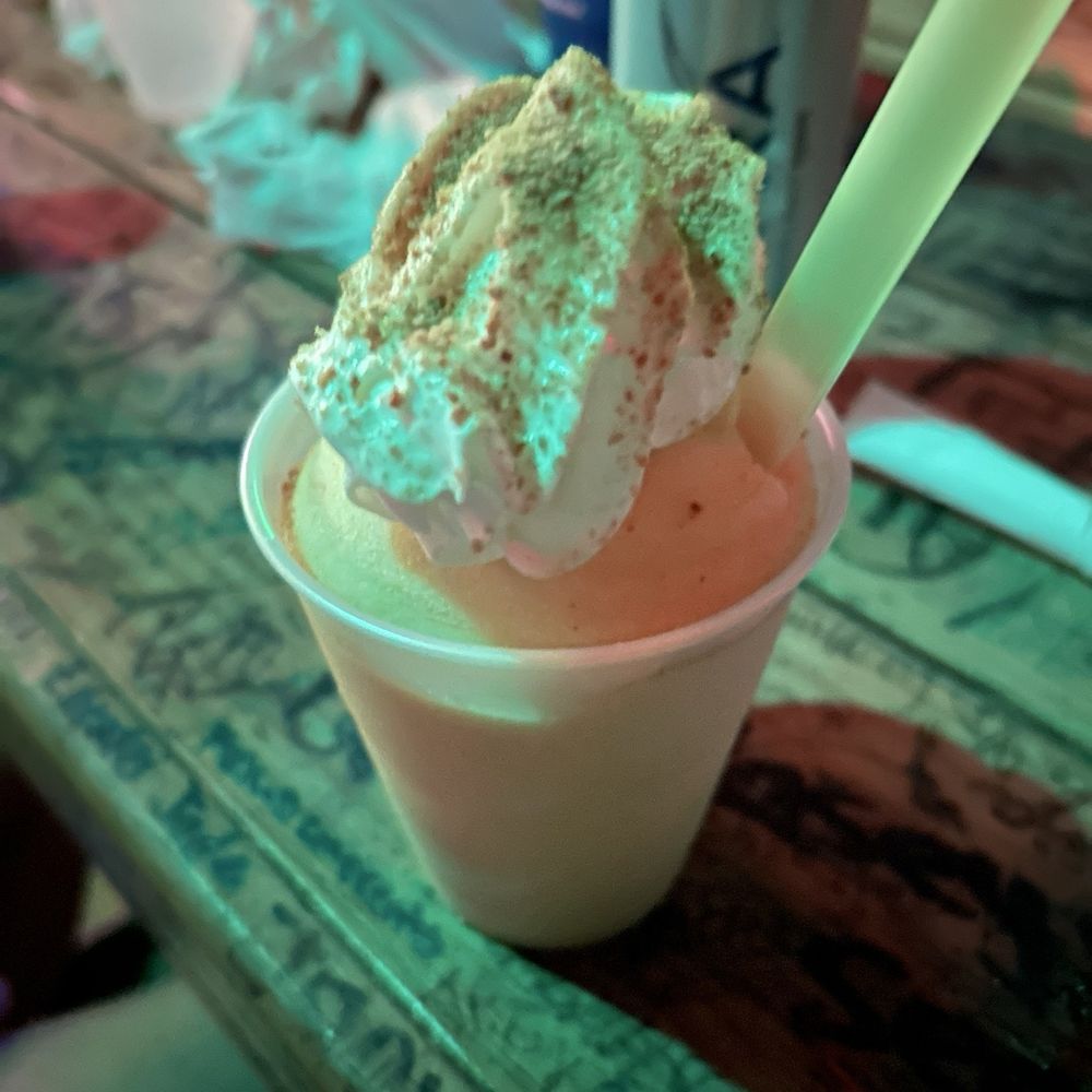 Flora-Bama Lounge, Package & Oyster Bar - Key lime frozen drink - Music Venues Near Me - Pensacola, Florida