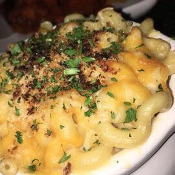 Yellow Belly - Baked Mac and Cheese w/ Bacon - American Near Me - Santa Barbara, California Yellow Belly - Baked Mac and Cheese w/ Bacon - American Near Me - Santa Barbara, California