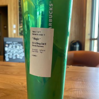 Starbucks - Iced Brown Sugar Oatmilk Shaken Espresso Grande 16 fl oz 120 Calories  I rec - Coffee & Tea Near Me - El Paso, Texas