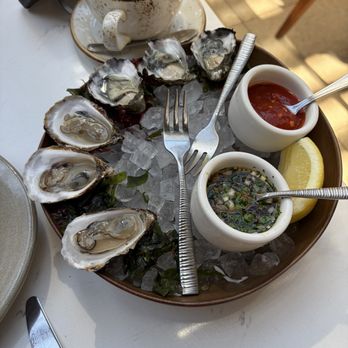 NAIA - Half east/west coast oysters - Mediterranean Near Me - Chicago, Illinois