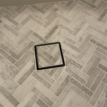 Luna Tile - a picture of a herringle pattern - Flooring Near Me