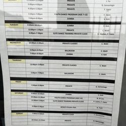 Precision Dance Company - Schedule