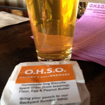 OHSO Brewery- Arcadia - Beer n complimentary dog biscuits - Breweries Near Me - Phoenix, Arizona
