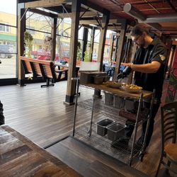 Whiskey Diablo - Tableside guacamole and interior atmosphere