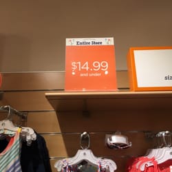 Gymboree - Sign failure! The entire store is not 14.99. Why have a sign that says it if it's not true. Blame it on corporate.