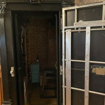 Figaro the Dining Room - Another bank vault (we were told this one wasn't real, but it had a real door - New American Near Me - Newberry, South Carolina