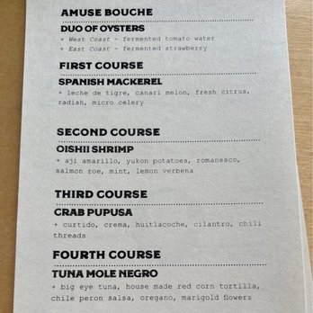 Mink - Menu - Seafood Near Me - Detroit, Michigan Mink - Menu - Seafood Near Me - Detroit, Michigan