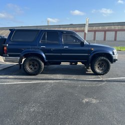ProTex Installers - This was a before picture of the car before the ceramic coating was applied. The blue is much more lively and vibrant now.