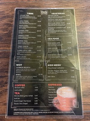 Menu photo 1 Meda Coffee & Kitchen Arlington, VA Menu photo 1 Meda Coffee & Kitchen Arlington, VA