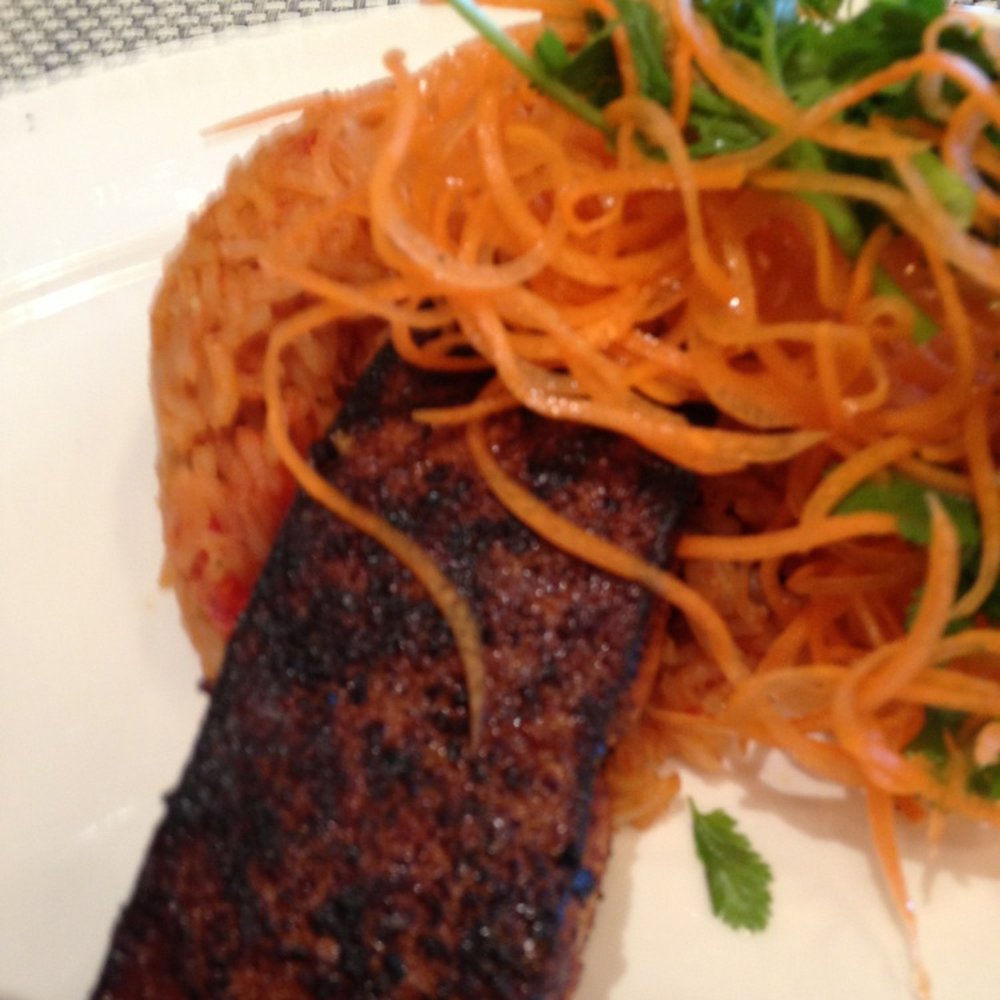 Journey At Pechanga - Baked salmon adobo - $21 - Golf Near Me - Temecula, California Journey At Pechanga - Baked salmon adobo - $21 - Golf Near Me - Temecula, California