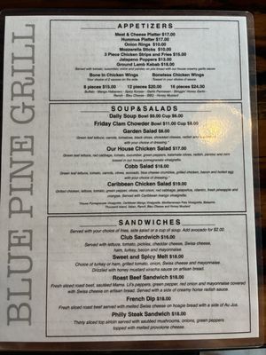 Menu photo 1 Blue Pine Grill Gresham, OR