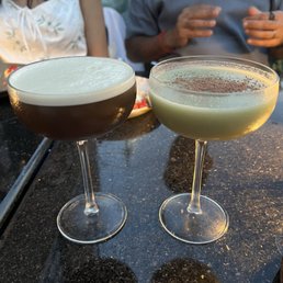 The grasshopper cocktail