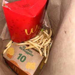 McDonald's - Literally DUMPED in the bag...
