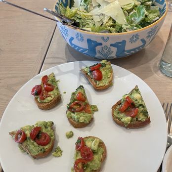Bottiglia - Avocado toast and Caesar salad - Italian Near Me - Henderson, Nevada
