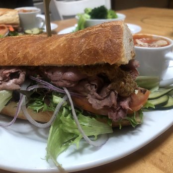 Five Loaves Cafe - Half roast beef sandwich - American Near Me - Mt Pleasant, South Carolina Five Loaves Cafe - Half roast beef sandwich - American Near Me - Mt Pleasant, South Carolina