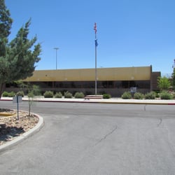 Southern Desert Correctional Center - The administration building. Visitor entrance is to the right side of the building.