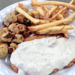 Chicken fried steak, $3.99 Tues & Wed Chicken fried steak, $3.99 Tues & Wed