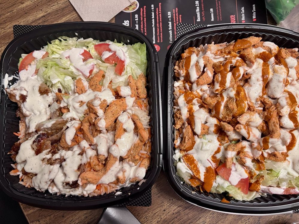 Food from Blazin Halal Food