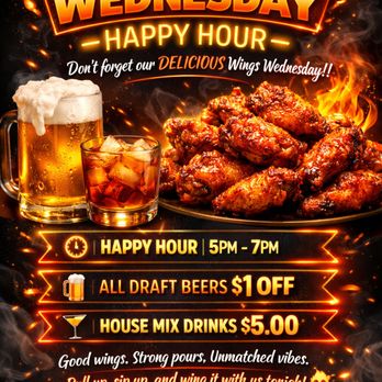 Euphoria Bar And Lounge - Wing Wednesday - Lounges Near Me - Batavia, New York