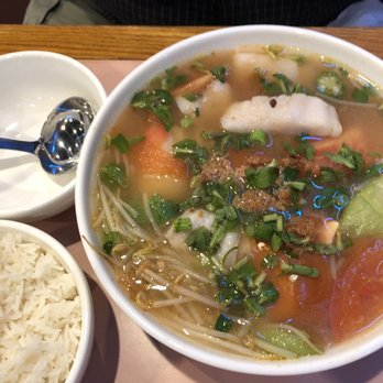 Saigon Bowl - Sweet & Sour Fish Soup. Wonderful! Lots of fish! - Vietnamese Near Me - Clearwater, Florida Saigon Bowl - Sweet & Sour Fish Soup. Wonderful! Lots of fish! - Vietnamese Near Me - Clearwater, Florida