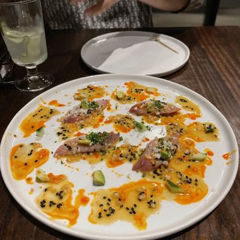 S.K.Y. - Hamachi Sashimi :) DELICIOUS! - New American Near Me - Chicago, Illinois S.K.Y. - Hamachi Sashimi :) DELICIOUS! - New American Near Me - Chicago, Illinois