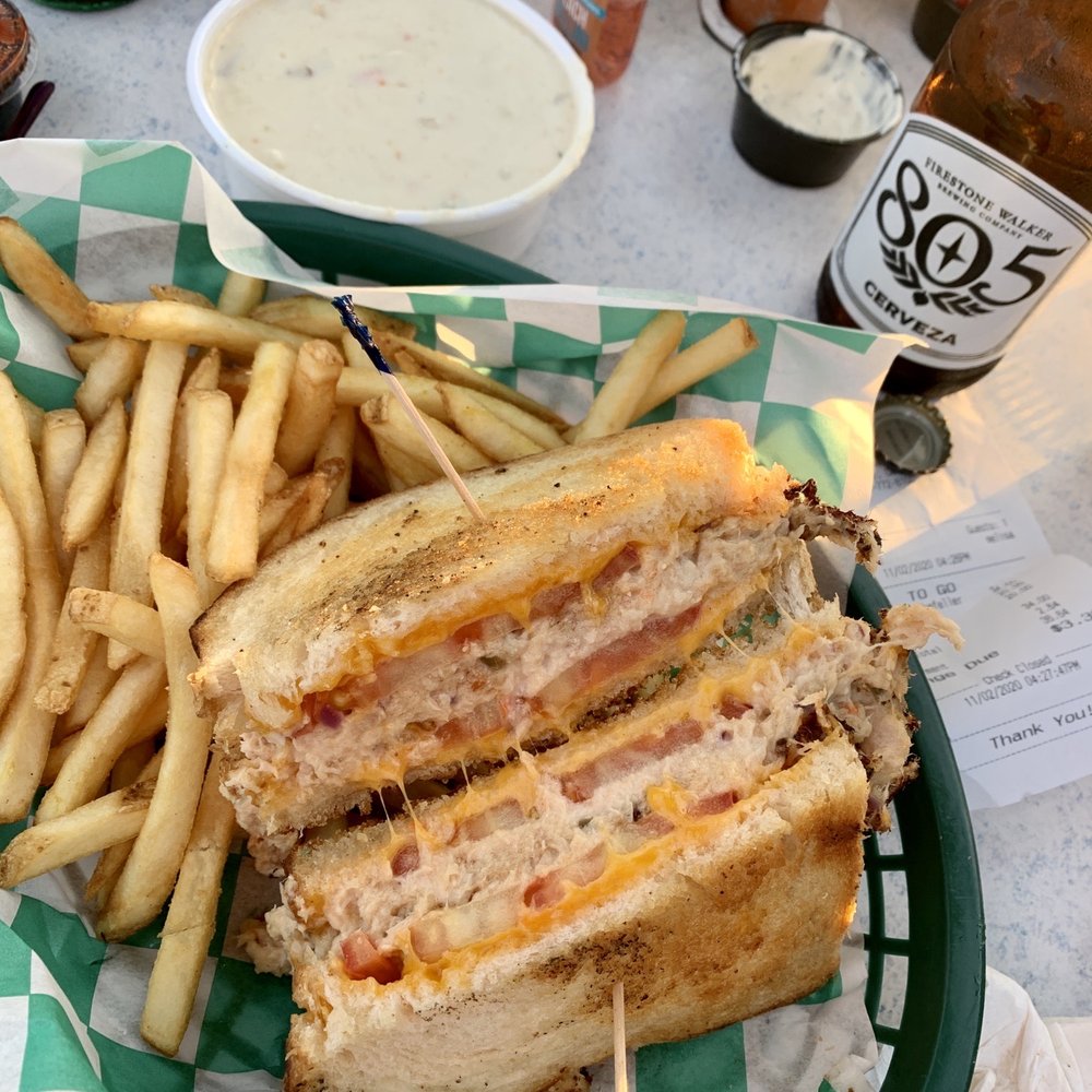 Tognazzini's Dockside Too - Tuna melt and chowder 805 cerveza - Seafood Near Me - Morro Bay, California Tognazzini's Dockside Too - Tuna melt and chowder 805 cerveza - Seafood Near Me - Morro Bay, California