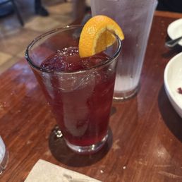 Glass of sangria