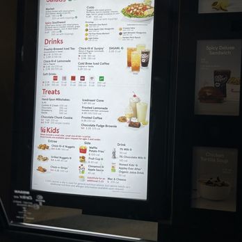 Chick-fil-A - ows a menu for a fast food restaurant - Fast Food Near Me - Fayetteville, Georgia Chick-fil-A - ows a menu for a fast food restaurant - Fast Food Near Me - Fayetteville, Georgia