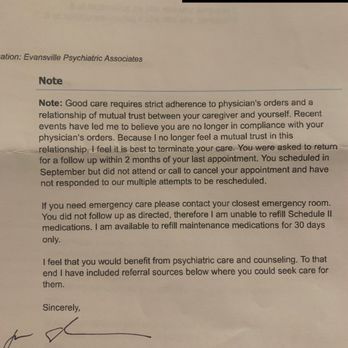 Evansville Psychiatric Associates - What a wonderful note to a deceased client. - Psychiatrists Near Me - Evansville, Indiana