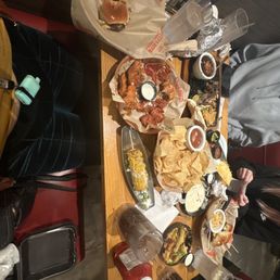 Our eyes were bigger than our stomachs haha Our eyes were bigger than our stomachs haha