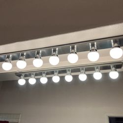 Denault's Ace Hardware - Eight new bulbs in guest bathroom - for $4!