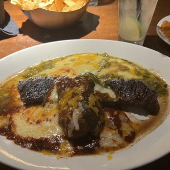 Mi Dia From Scratch - Aged skirt steak with stuffed poblano - Mexican Near Me - Grapevine, Texas