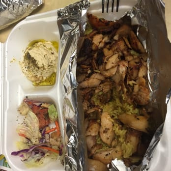 Adams Kabob - I was so excited to eat that I forgot to take a pic first! Huge portions! - Mediterranean Near Me - Glenview, Illinois