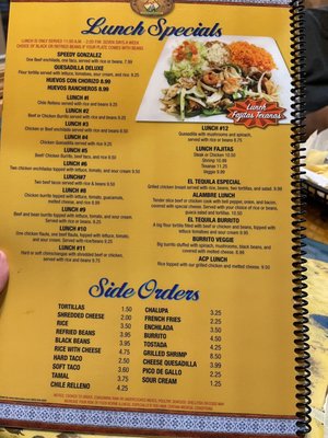 Menu photo 2 El Tequila Mexican Restaurant Auburn, ME Menu photo 2 El Tequila Mexican Restaurant Auburn, ME