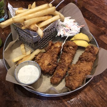 Amerisports - Cod fillets breaded and fried, coleslaw great, crispy fries - American Near Me - Kansas City, Missouri