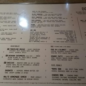 DOMU - Menu - Ramen Near Me - Orlando, Florida