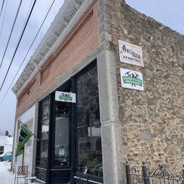 Menu and facade. Menu and facade.