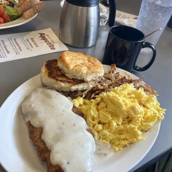 Country Pride - Country fried steak and eggs - Buffets Near Me - Lebo, Kansas