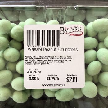 Byler's Store - a plastic container filled with green beans - Grocery Near Me - Harrington, Delaware